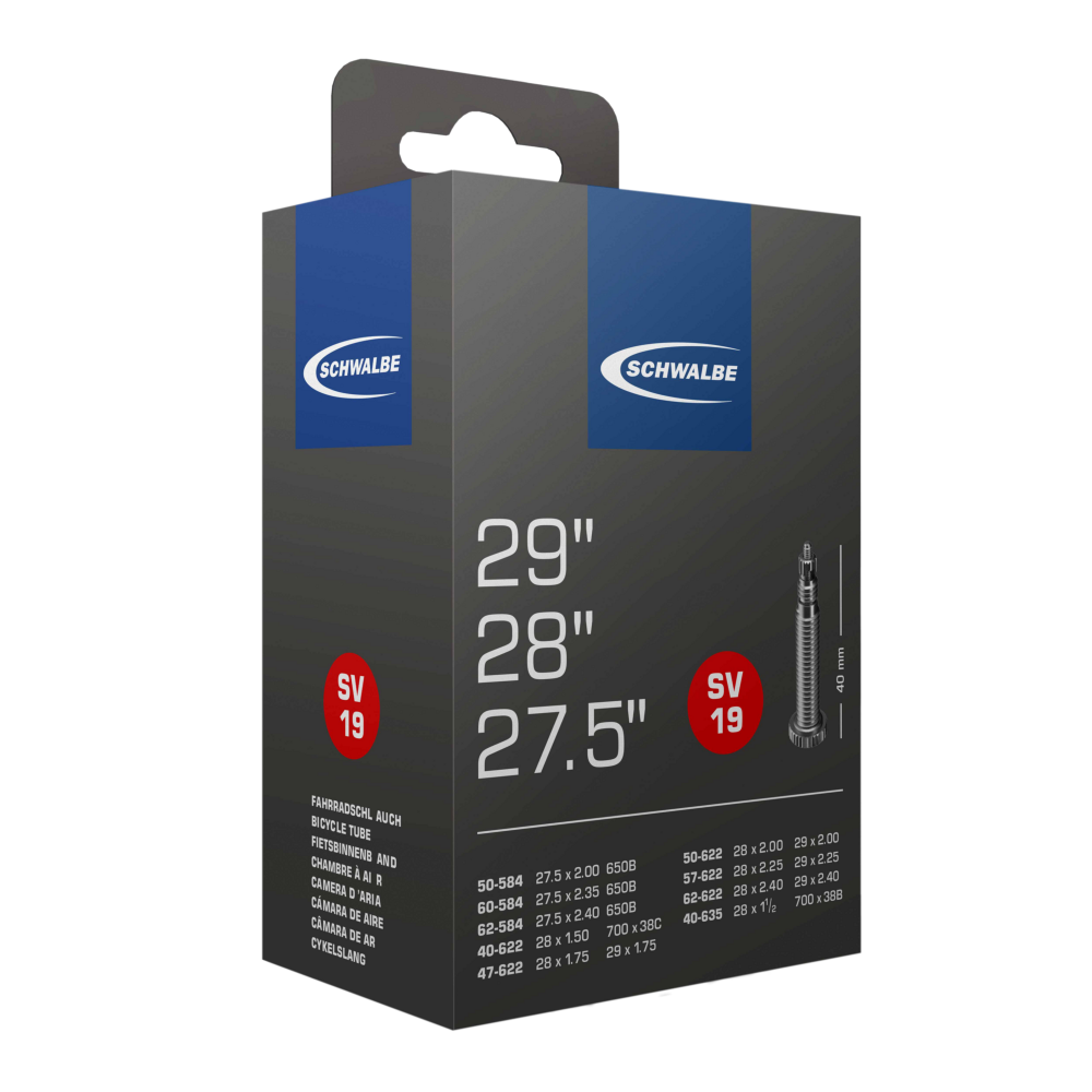 Schwalbe SV19 700C 28" Tube, Presta Valve 40mm - Boxed