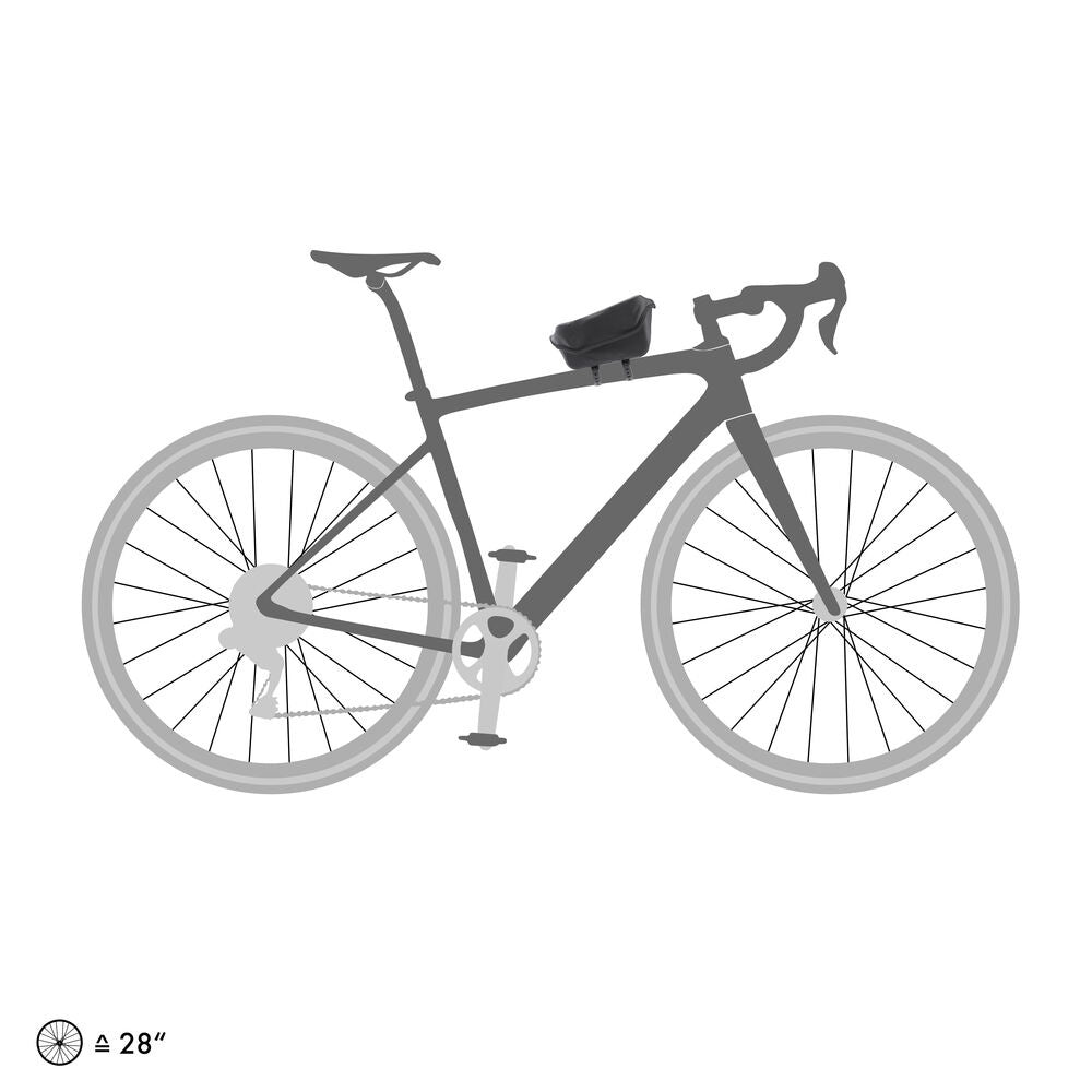 Fuel Pack Top Tube Bag, Black Matt