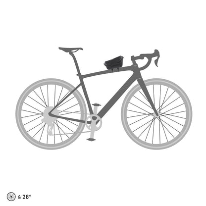 Fuel Pack Top Tube Bag, Black Matt