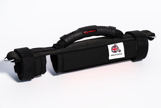 Off yer bike Handle with d-rings