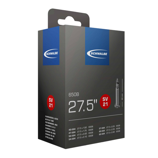 Schwalbe SV21 650B 27.5" Tube, Presta Valve 40mm