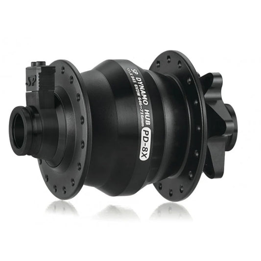 SP Dynamo Hub PD-8X, thru-axle, disc