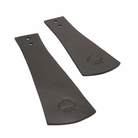 PDW Lederlappen Leather Mudflap Set - 45mm
