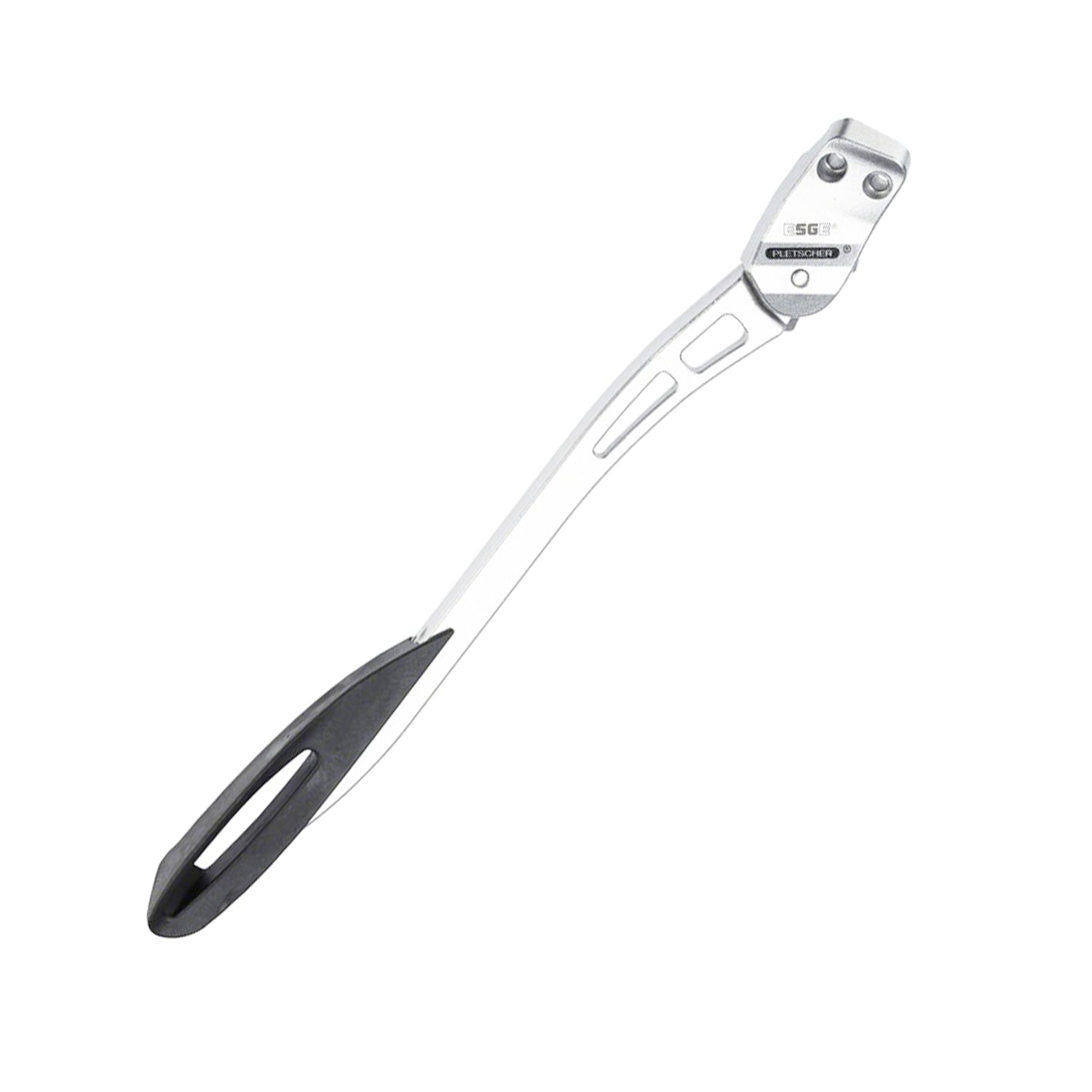 Pletscher Comp Zoom Adjustable Rear Mount Kickstand: 18mm Spacing, Silver