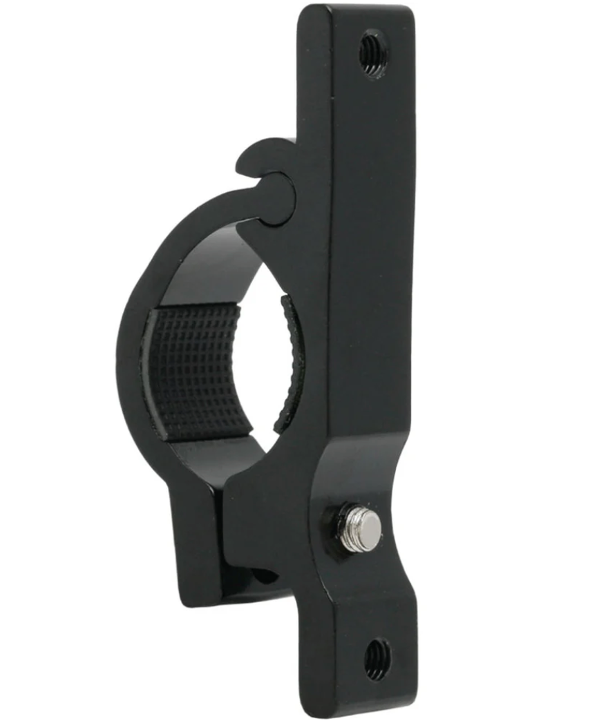 Problem Solvers Clamp-on Mount for bottle cage: 22.2-25.4mm Black