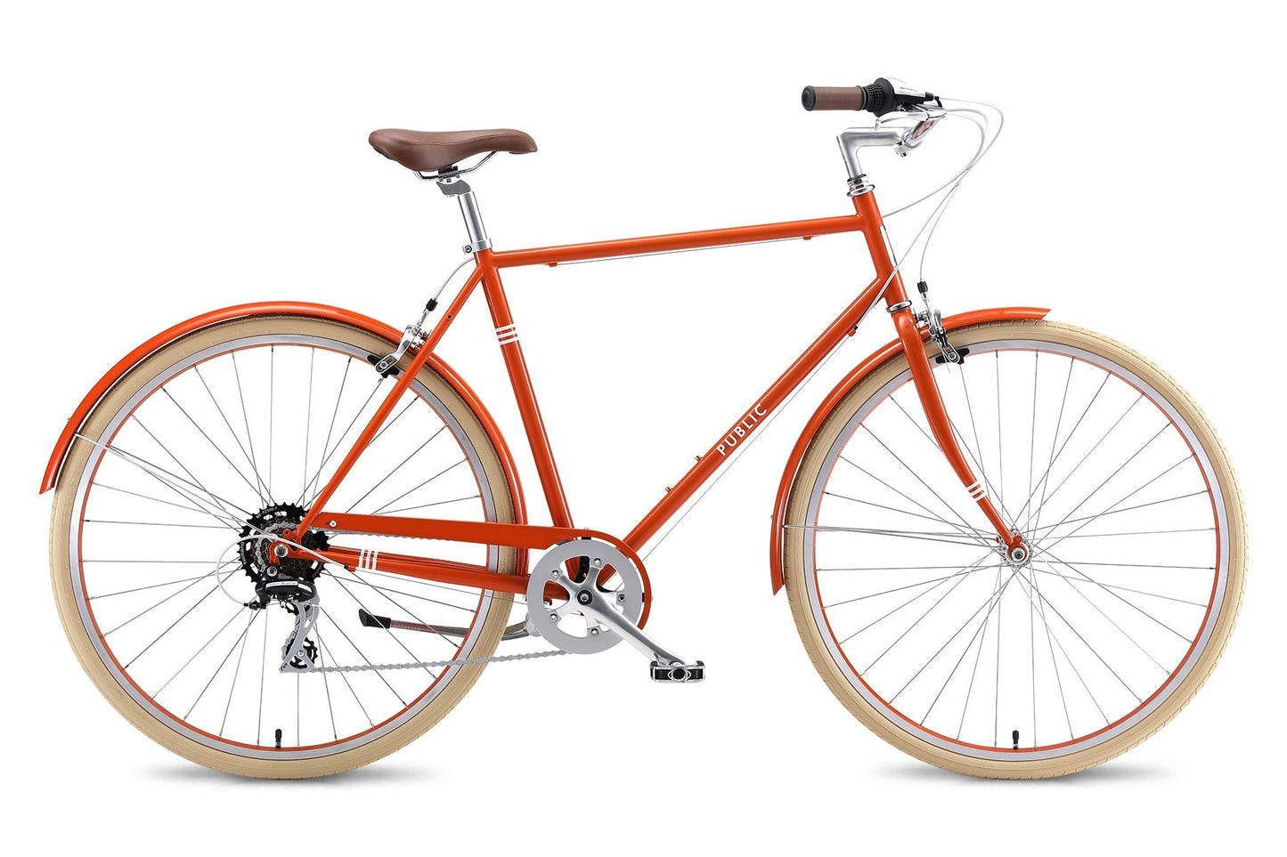Public V7 Diamond Frame City Bike