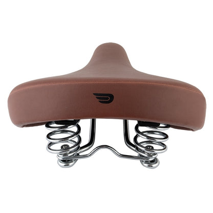 Pure Comfort Saddle with Springs Brown