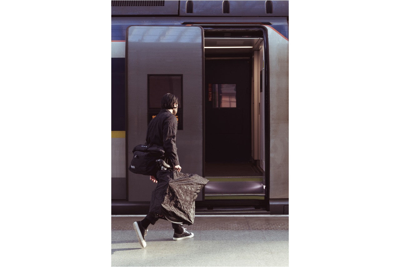 Brompton Bike Cover and Saddle Bag Black - QCOV2