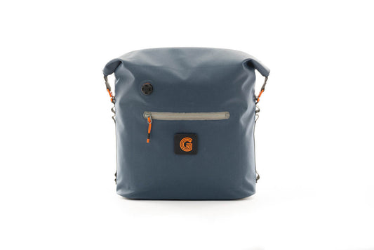 Brompton G Line Borough Waterproof Roll Top Bag - Small -Navy/Grey