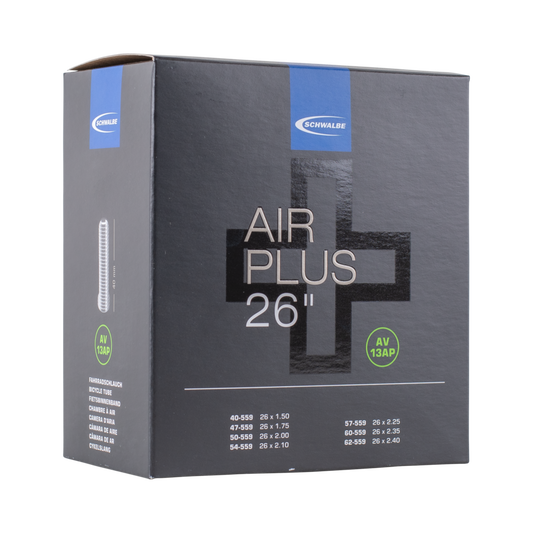 Schwalbe AV13AP 26" Tube, Air Plus, Schrader Valve 40mm