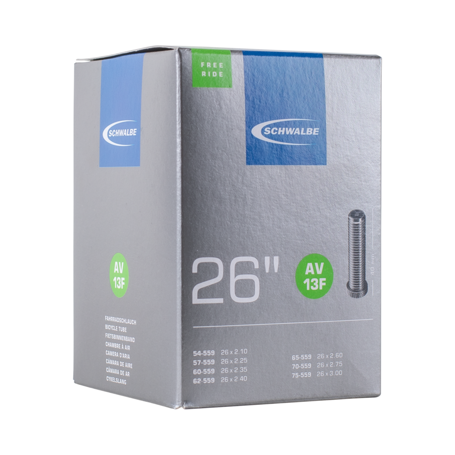 Schwalbe AV13F Freeride Bike Tube - 26" Schrader 40mm (54/75-559)