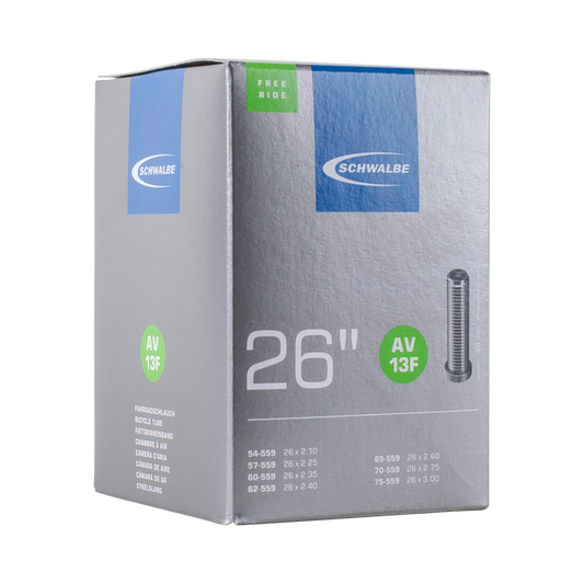 Schwalbe AV13F Freeride Bike Tube - 26" Schrader 40mm (54/75-559)