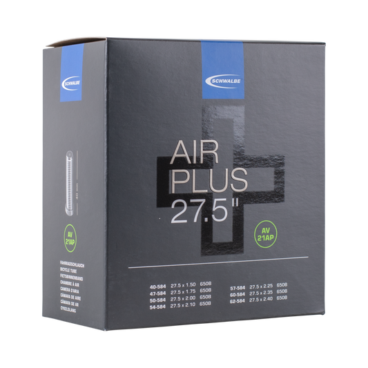 Schwalbe AV21AP Air Plus Bike Tube - 27.5" Schrader 40mm (40/62-584)