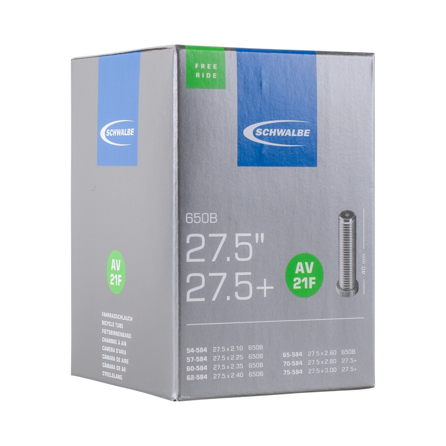 Schwalbe AV21F Freeride Bike Tube - 27.5" Schrader 40mm (54/75-584)