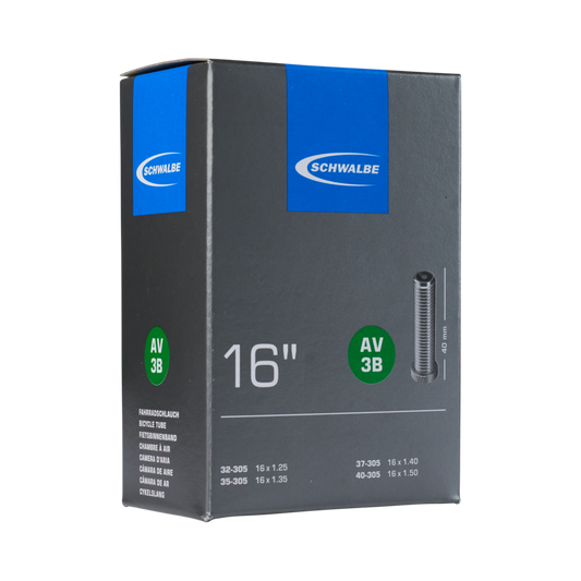 Schwalbe AV3B 16" Tube, Schrader Valve 40mm