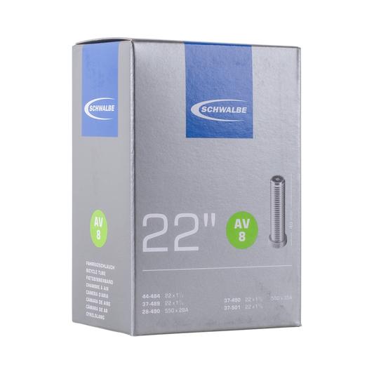 Schwalbe AV8A Bike Tube - 22" Schrader 40mm (25/28-489/501)