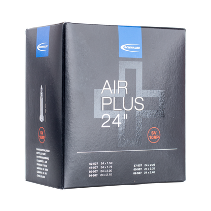 Schwalbe AV10AP Air Plus Bike Tube - 24" Schrader 40mm (40/62-507)