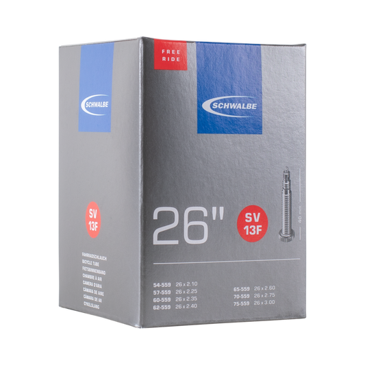 Schwalbe SV13F Freeride Bike Tube - 26" Presta 40mm (54/75-559)