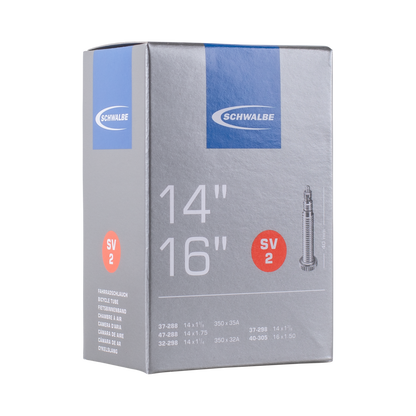 Schwalbe SV2 Bike Tube - 14"/16" Presta 40mm (32/47-288/305)