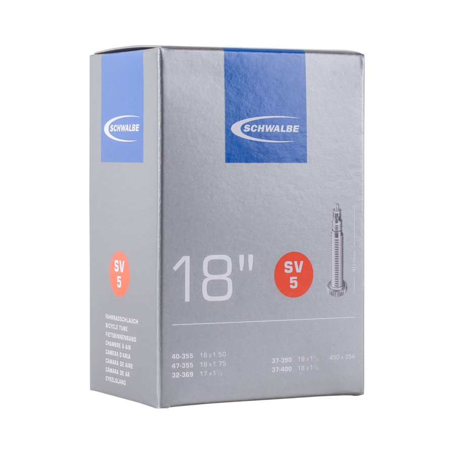 Schwalbe SV5 Bike Tube - 18" Presta 40mm (32/47-355/400)