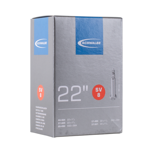 Schwalbe SV8 Bike Tube - 22" Presta 40mm (28/44-484/501)