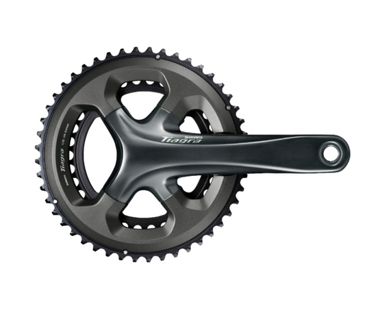 Shimano Tiagra FC-4700 Crankset - 175mm, 10-Speed, 50/34t, 110 Asymmetric BCD, Hollowtech II Spindle Interface, Gray