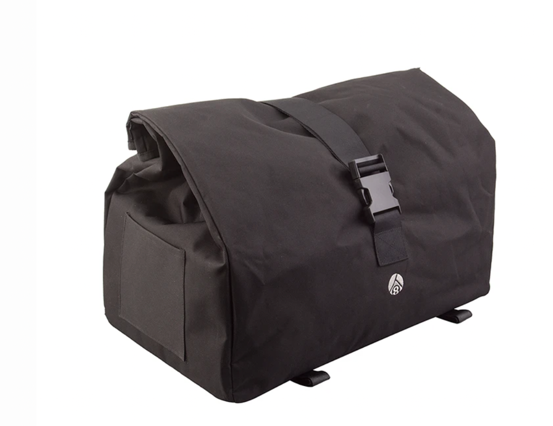 Origin8 Bag Rush Messenger Flat Rack Pack Black