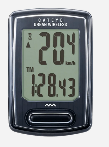 Cateye Urban Wireless + computer