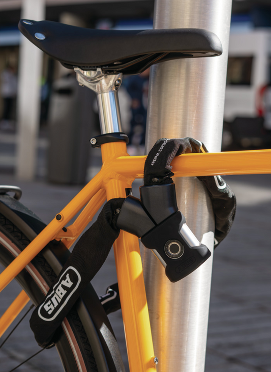 ABUS Yardo Fingerprint Lock Chain - 7mm x 110cm