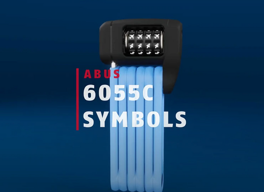 ABUS Bordo Lite Mini combo folding lock 6055C/60 blue symbols