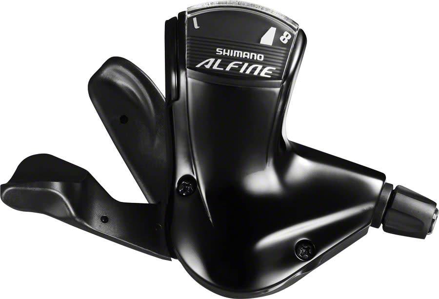 Shimano Alfine SL-S7000-8 8-Speed Rapidfire Shifter for InternallyGeared Hub, Black