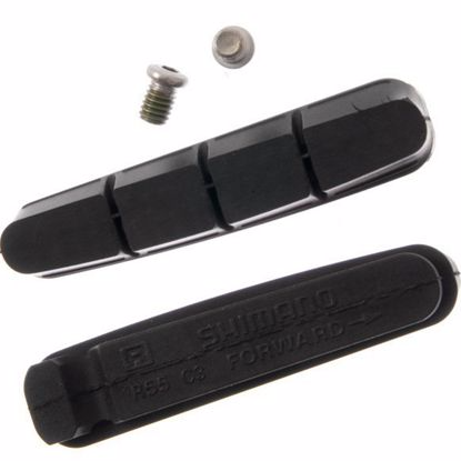 Shimano road brake cartridge R55C4 insert pad shoe, pair bulk