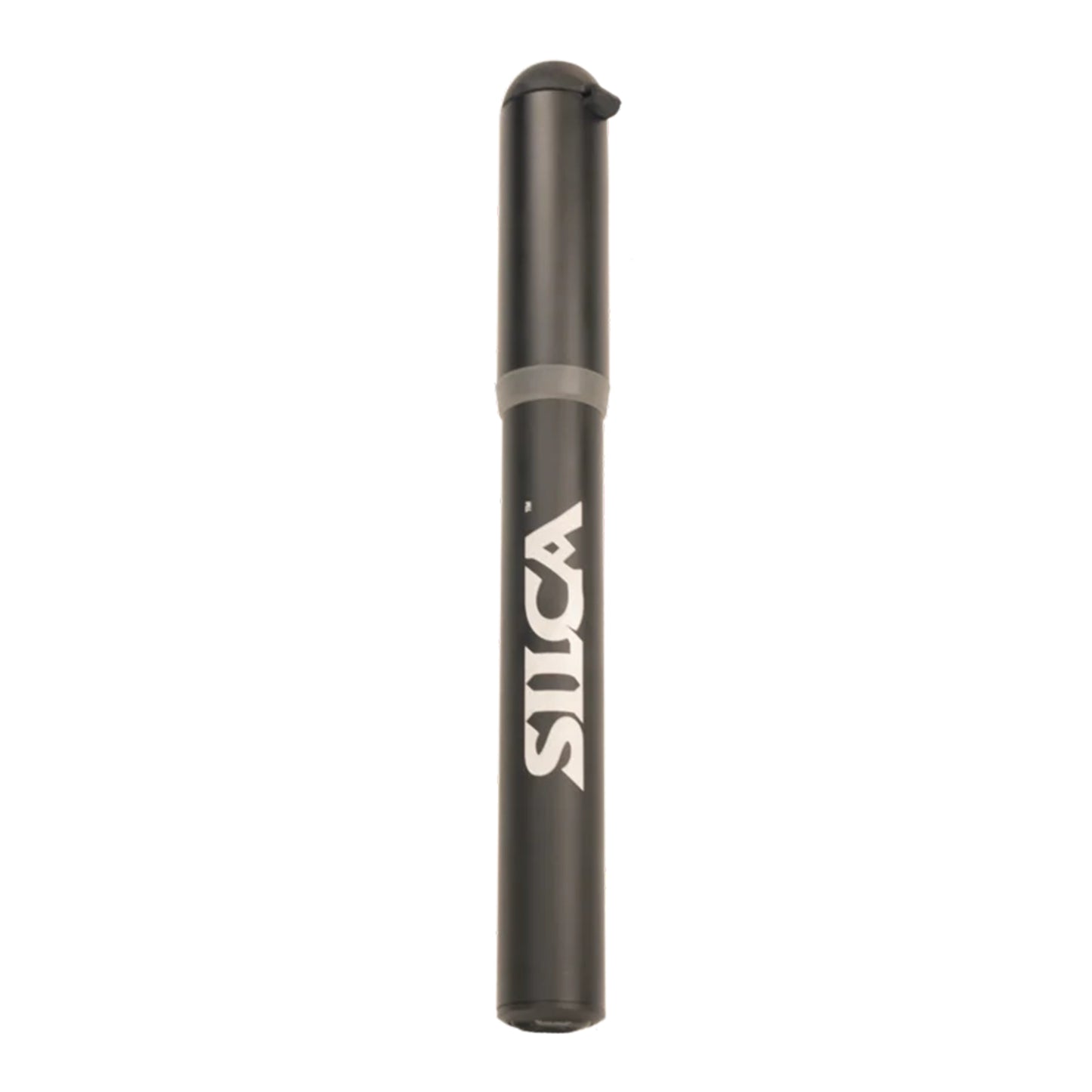 Silca Gravelero Mini Pump - 80psi, Aluminum, Presta/Schrader, With Bracket, Retractable hose