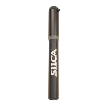 Silca Gravelero Mini Pump - 80psi, Aluminum, Presta/Schrader, With Bracket, Retractable hose