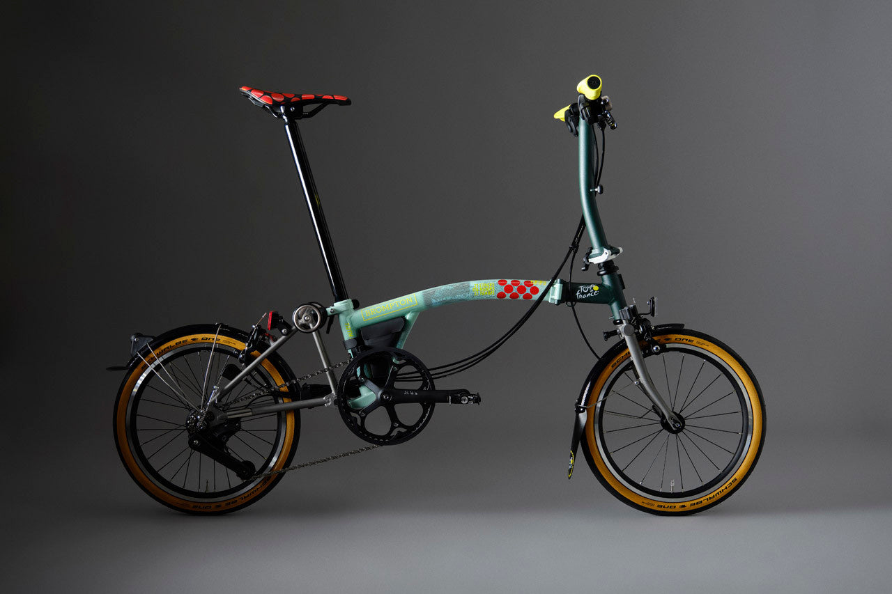 Brompton x Tour de France P Line 12 Speed - Sprinters Light Green - Low ...