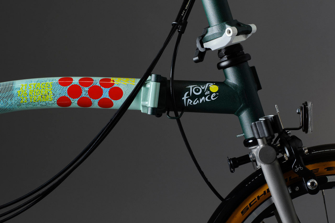 Brompton x Tour de France P Line 12 Speed - Sprinters Light Green - Low