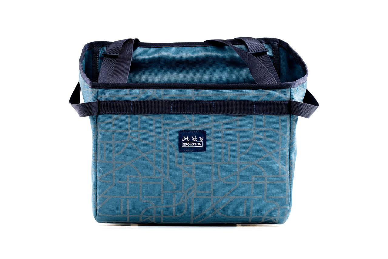 Brompton Borough Basket Bag, Small Reflective