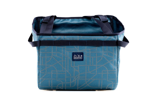 Brompton Borough Basket Bag, Small Reflective