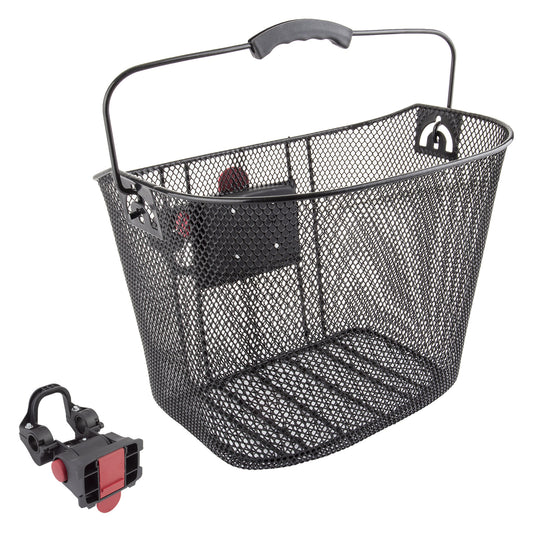 Sunlite Mesh Quick Release Front Basket - Black