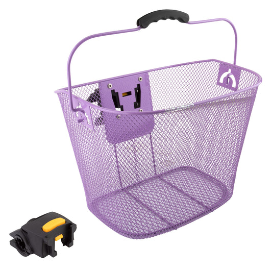 Sunlite Mesh Quick Release Front Basket - Purple