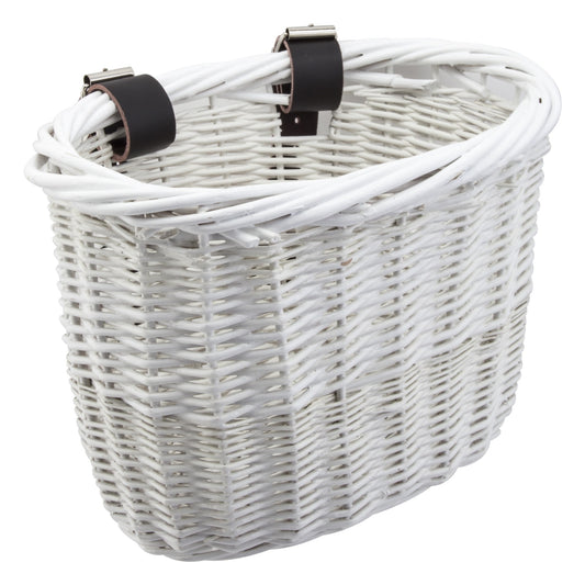 Sunlite Mini Willow Bushel Bike Basket, Child's Size, White