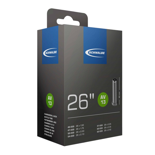 Schwalbe AV13 26" Tube, Schrader Valve 40mm