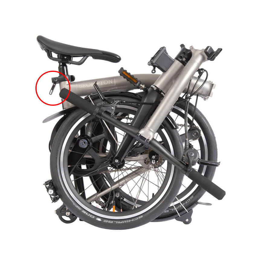 Brompton Aluminium Rear Frame Clip Assembly for T Line