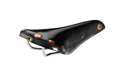 Brooks Team Pro Leather Saddle, Chrome Rails