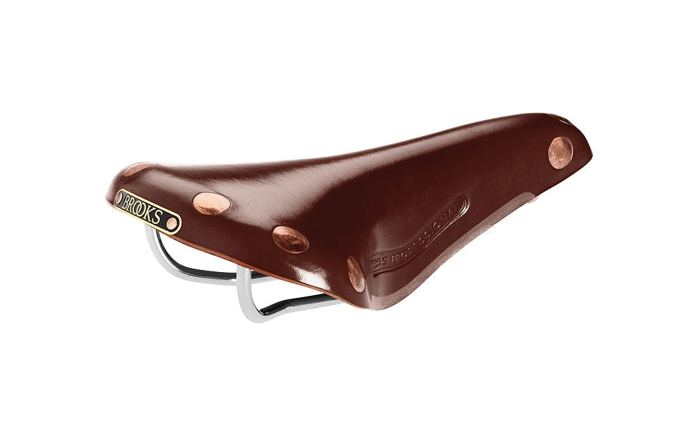 Brooks Team Pro Leather Saddle, Chrome Rails