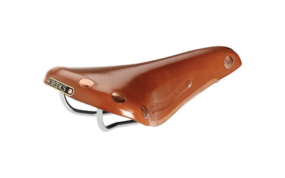 Brooks Team Pro Leather Saddle, Chrome Rails
