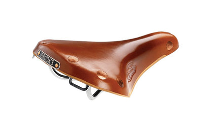 Brooks Team Pro S Leather Saddle, Chrome rails