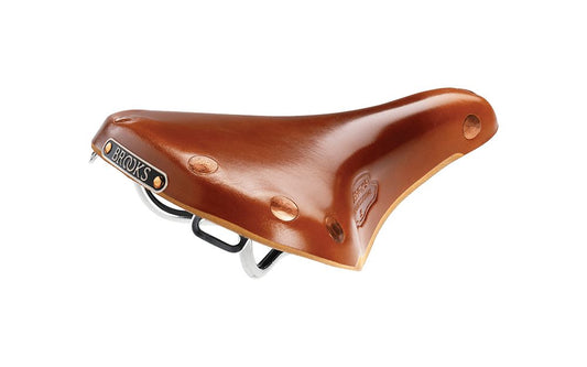 Brooks Team Pro S Leather Saddle, Chrome rails
