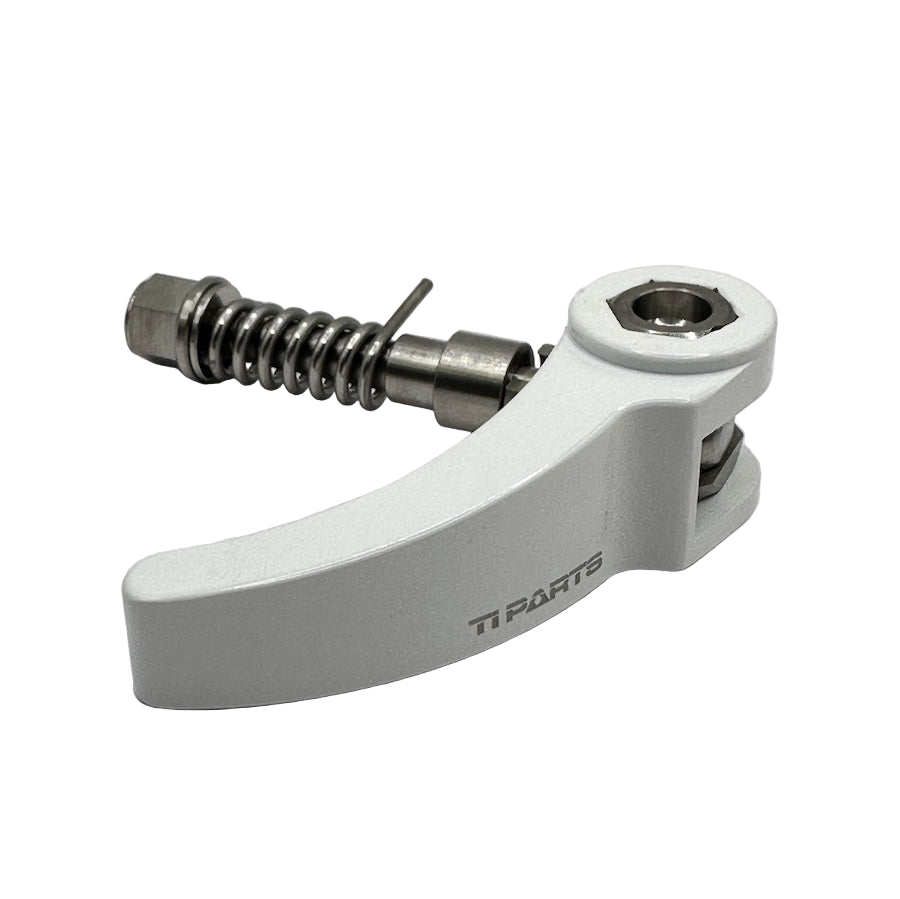 TPW Brompton Al Lever Seatpost Quick Release Clamp with Titanium Spacer - Cerakote Edition