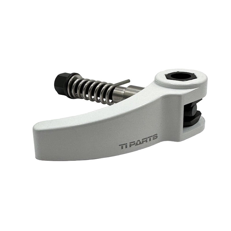 TPW Brompton Al Lever Seatpost Quick Release Clamp with Titanium Spacer - Cerakote Edition